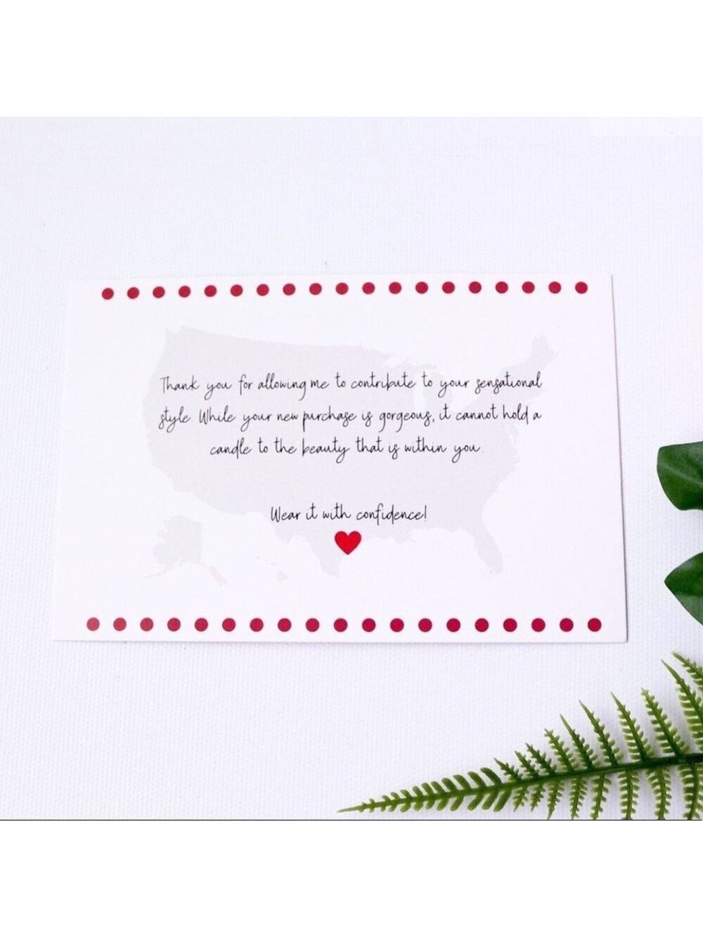 25 4X6 Confidence Thank You Cards PRICE IS FIRM - Picture 4 of 5